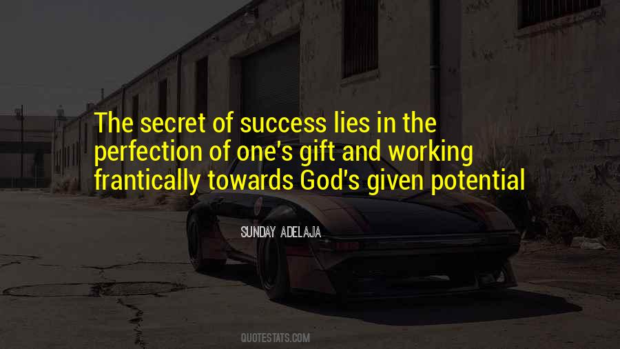 Potential Success Quotes #261321