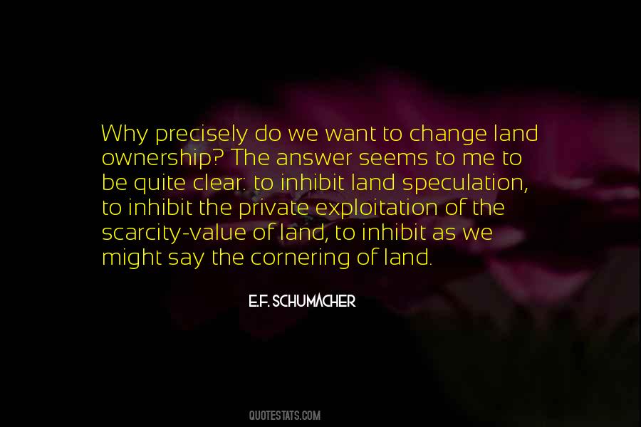 Quotes About Land Ownership #1191609