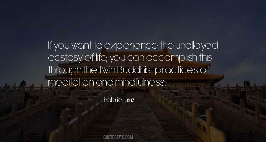 Quotes About Buddhist Meditation #670831