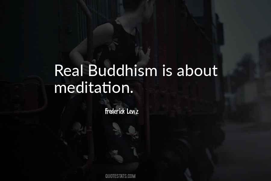 Quotes About Buddhist Meditation #808729