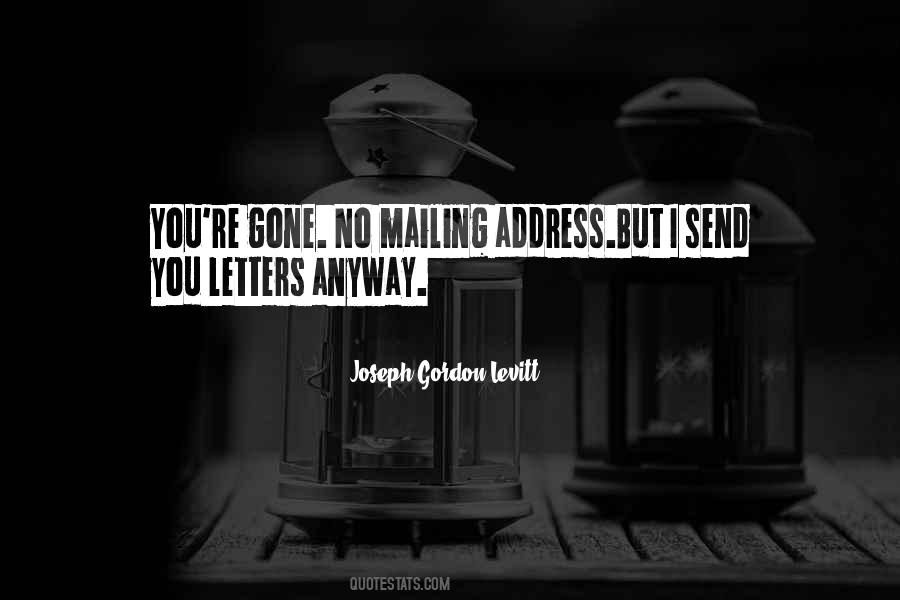 Quotes About Mailing #26866
