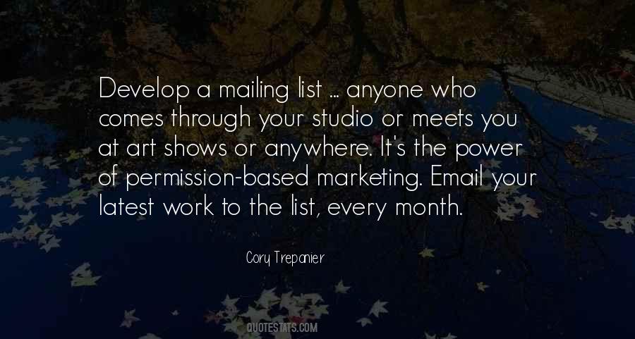 Quotes About Mailing #575472