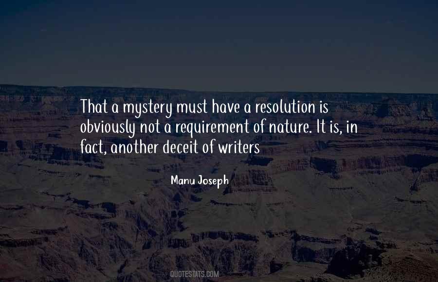 Quotes About Nature's Mystery #1141914