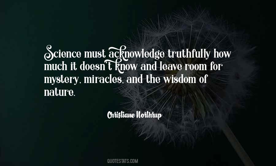 Quotes About Nature's Mystery #1810840