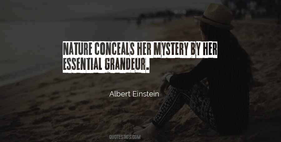 Quotes About Nature's Mystery #378076