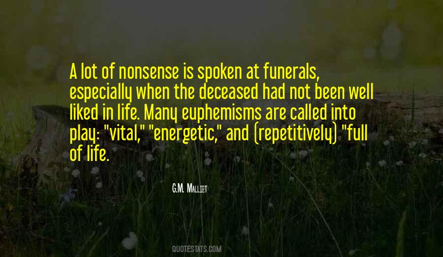 Quotes About The Deceased #497849