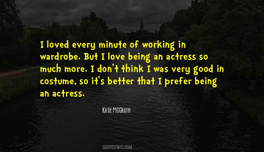 Being An Actress Quotes #1774219