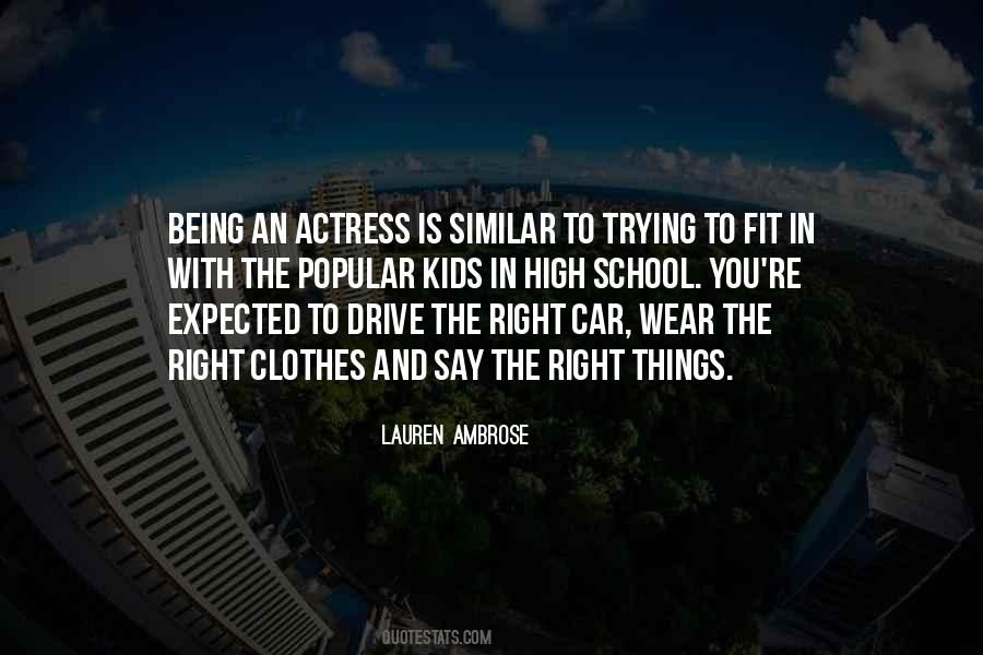 Being An Actress Quotes #440542