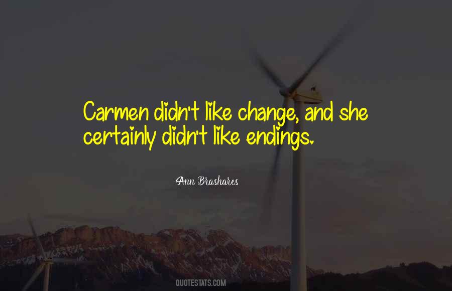 Quotes About Endings #104480