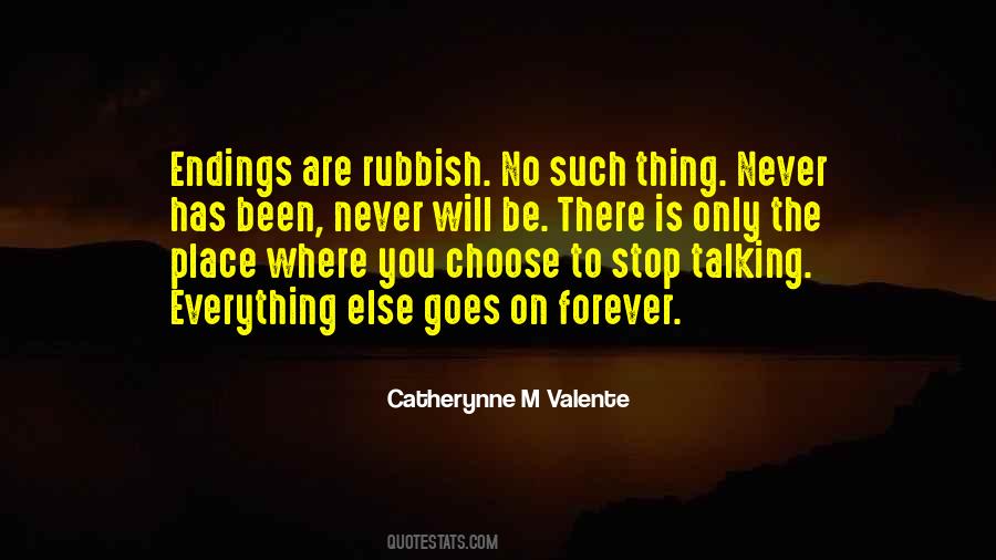 Quotes About Endings #151518