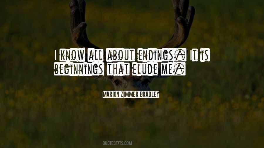 Quotes About Endings #164257