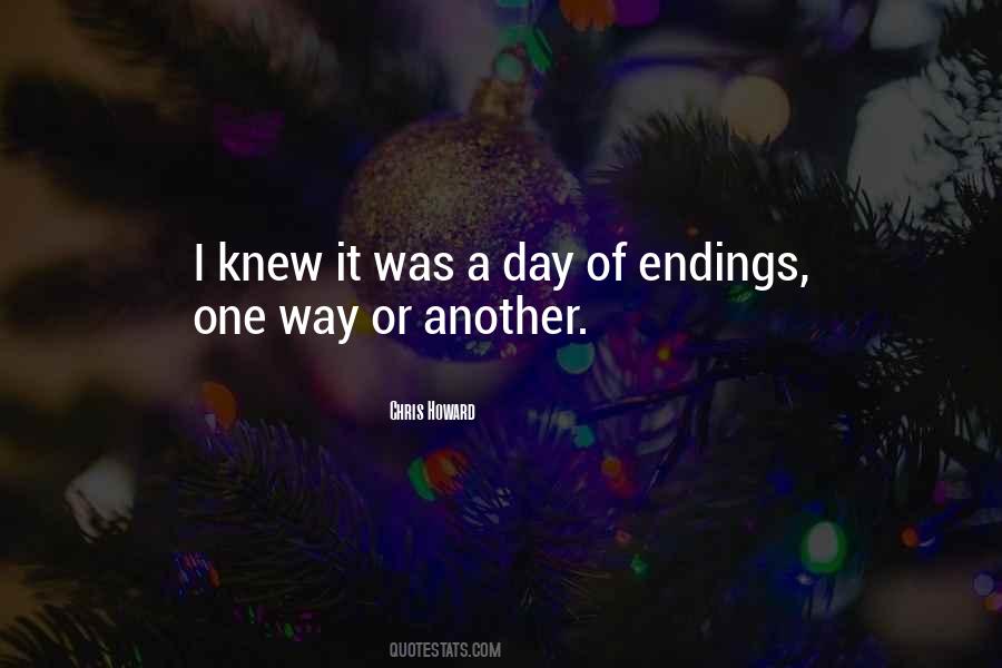 Quotes About Endings #174489