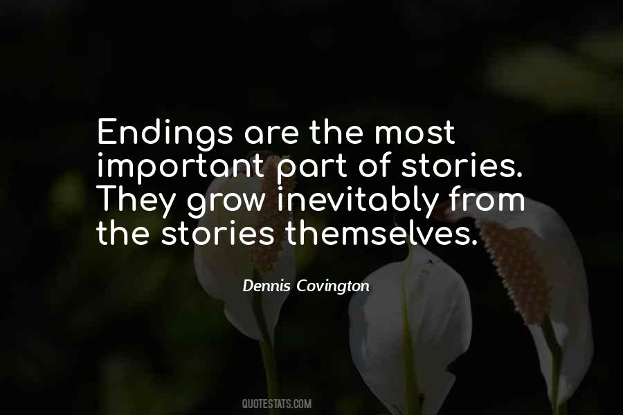 Quotes About Endings #240513