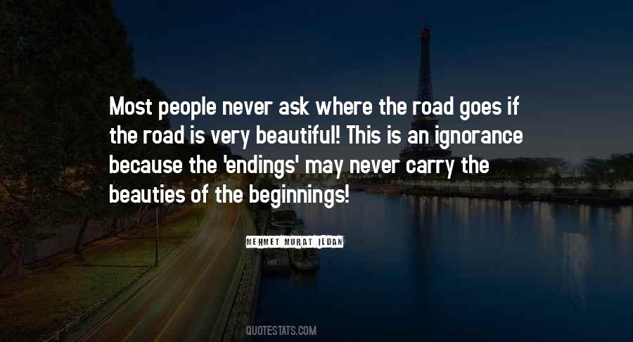 Quotes About Endings #65697