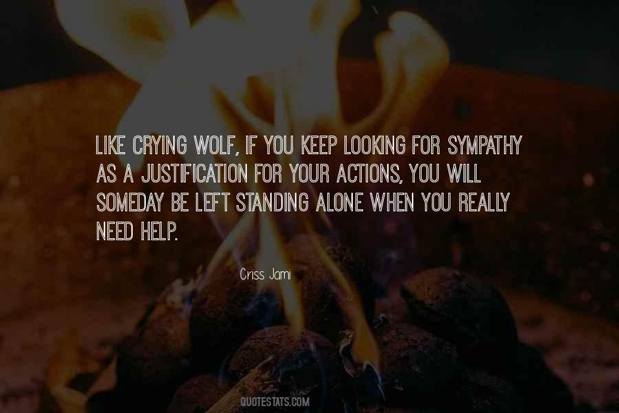 Quotes About Crying Alone #807681