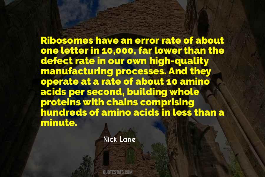 Quotes About Amino Acids #1200420