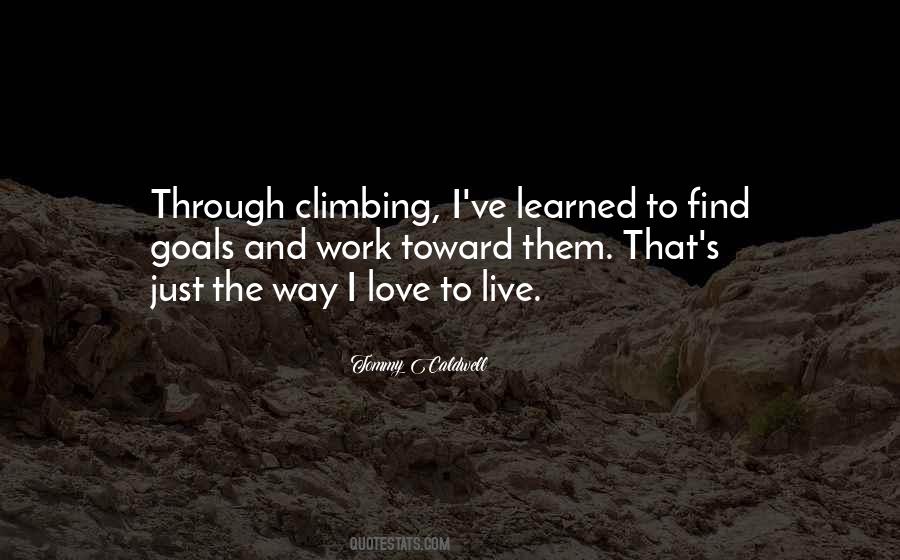 Quotes About Climbing And Love #283039