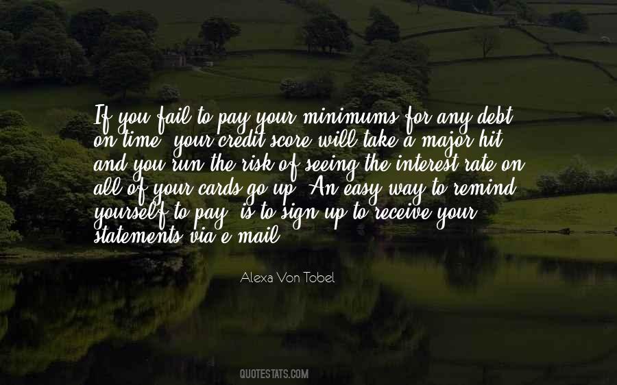 Quotes About Credit And Debt #1631831