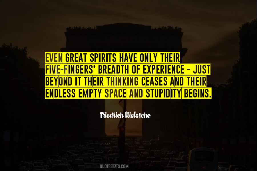 Quotes About Great Spirits #942384