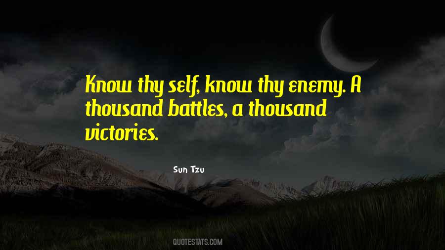Self Enemy Quotes #1055773
