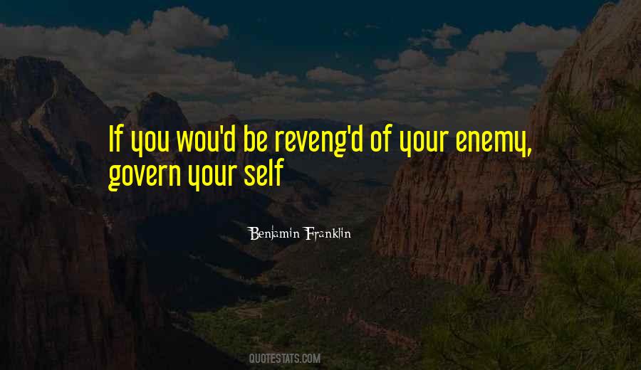 Self Enemy Quotes #915123