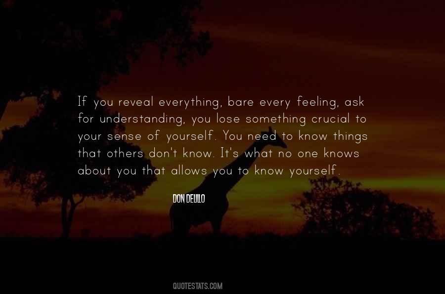 Quotes About Feeling About Yourself #1485593