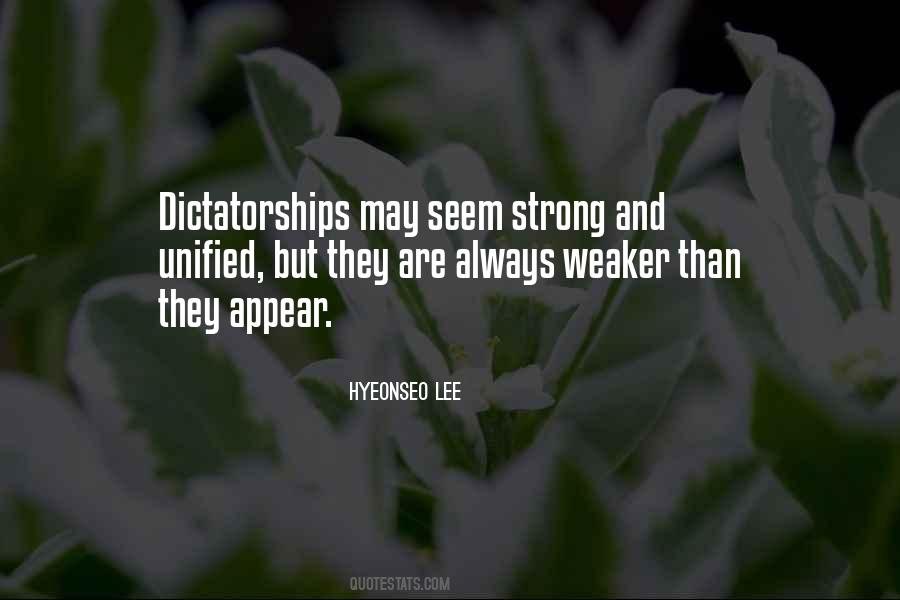 Quotes About Dictatorships #122561