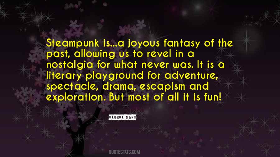 Quotes About Steampunk #283466