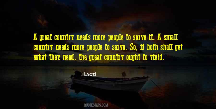 Small Country Quotes #120347