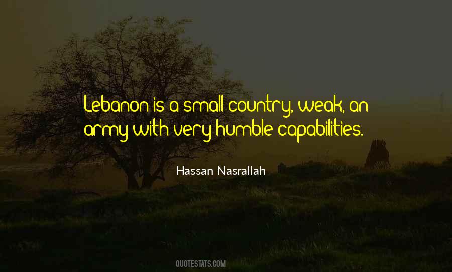 Small Country Quotes #1658329