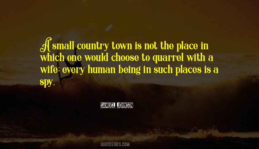 Small Country Quotes #763847