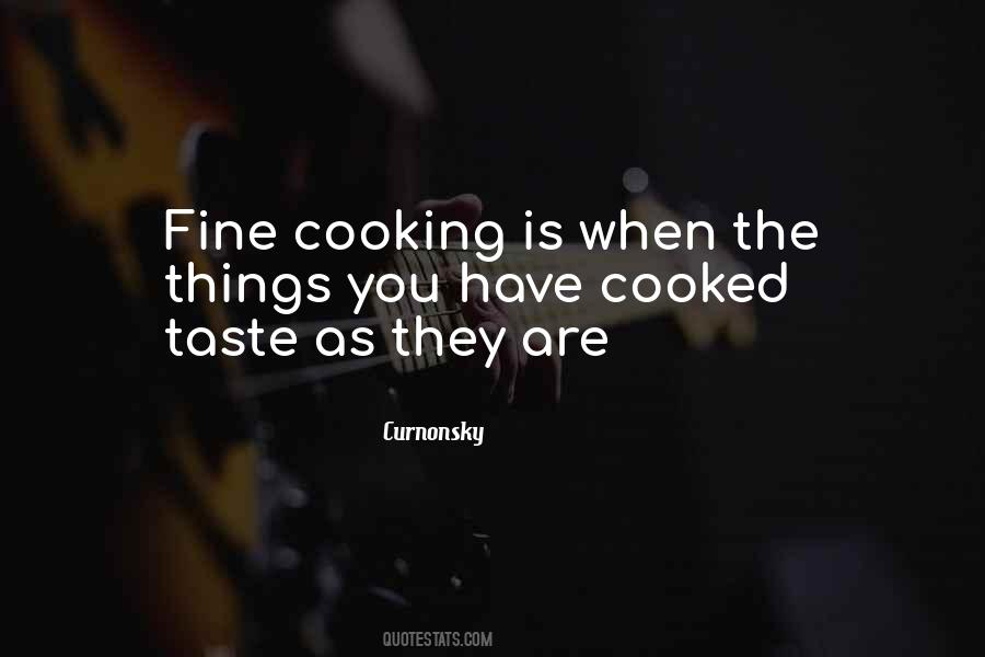 Quotes About Cooking #1864200