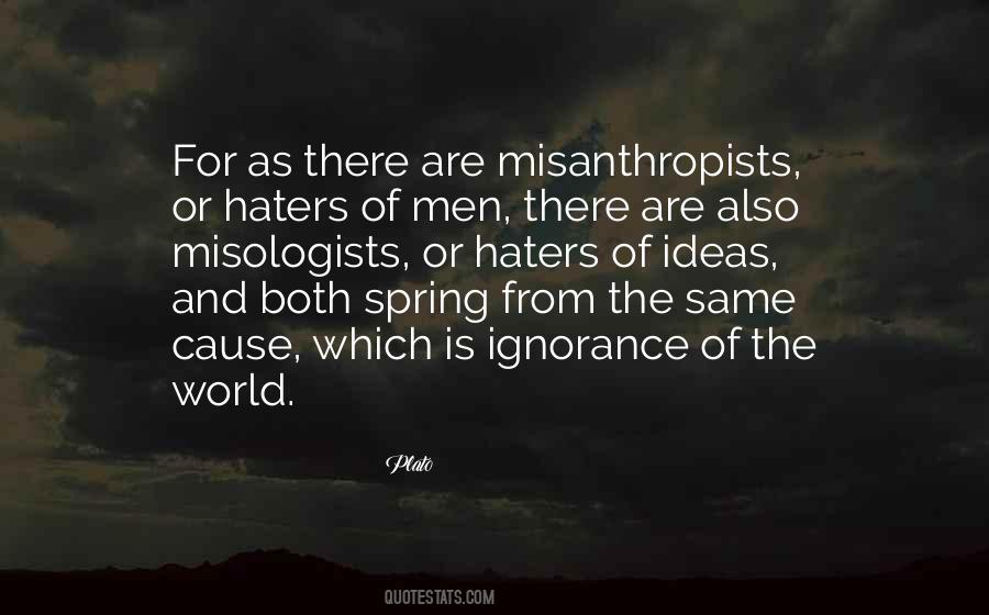 Quotes About Misanthropists #1873759