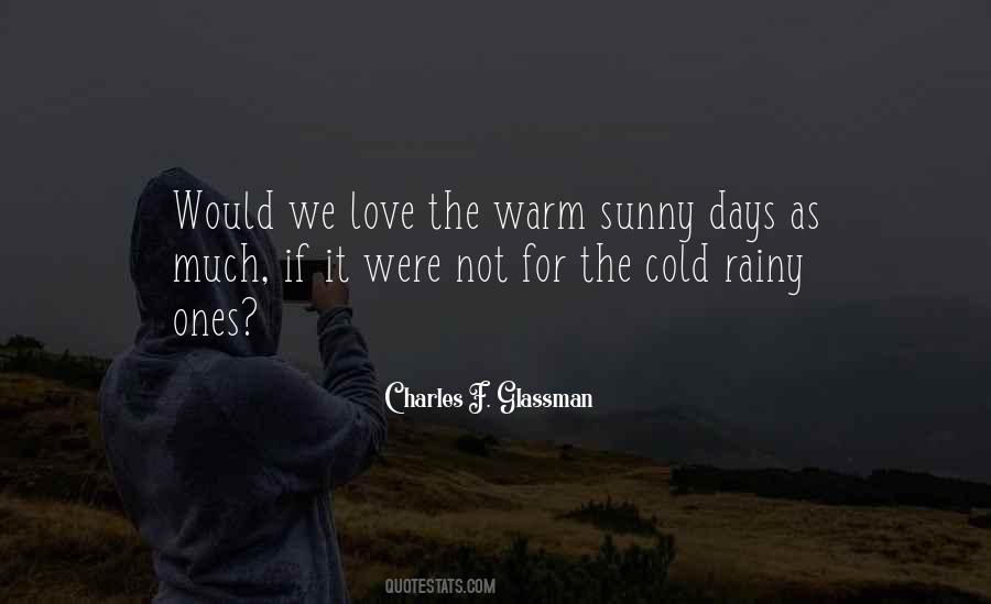 Quotes About Cold Rainy Days #1754400