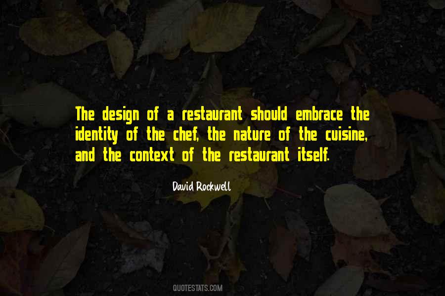 Quotes About Restaurant Design #1037968