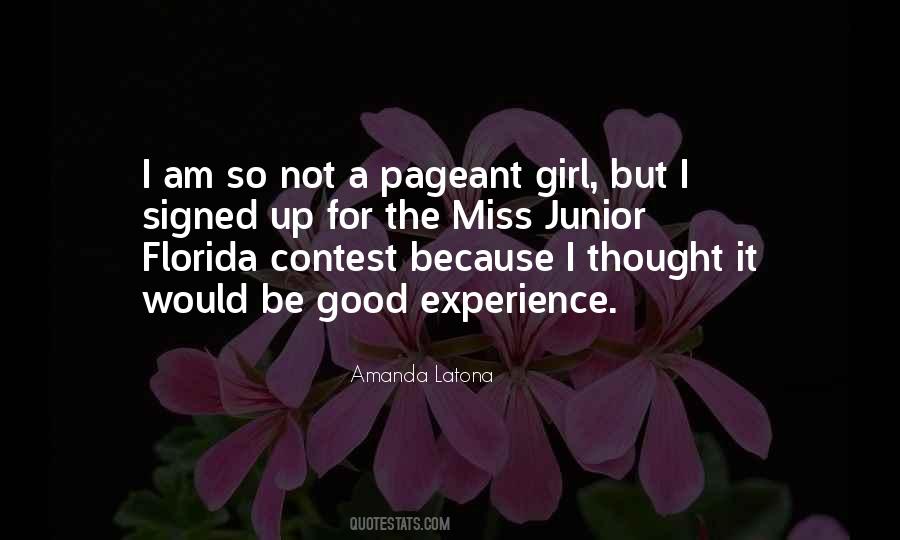Quotes About Pageant #1204220
