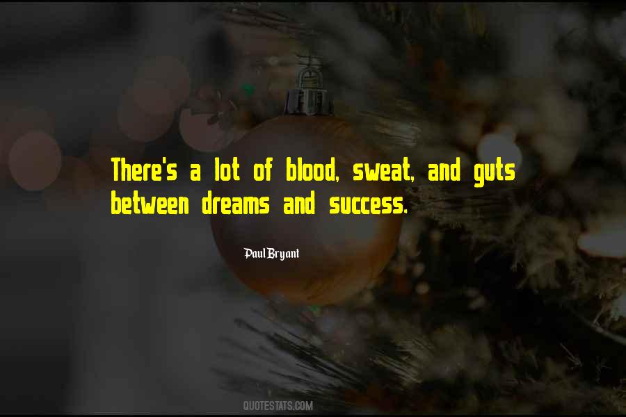 Quotes About Blood And Sweat #1628237