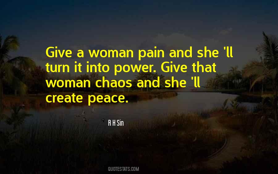 Quotes About Chaos And Peace #1234459