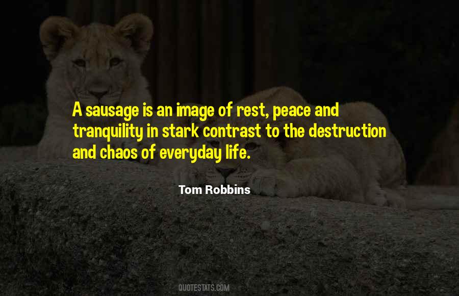 Quotes About Chaos And Peace #1550491
