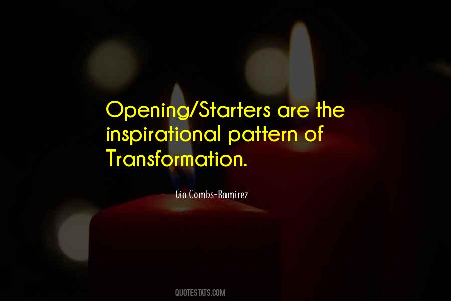 Quotes About Starters #1399554