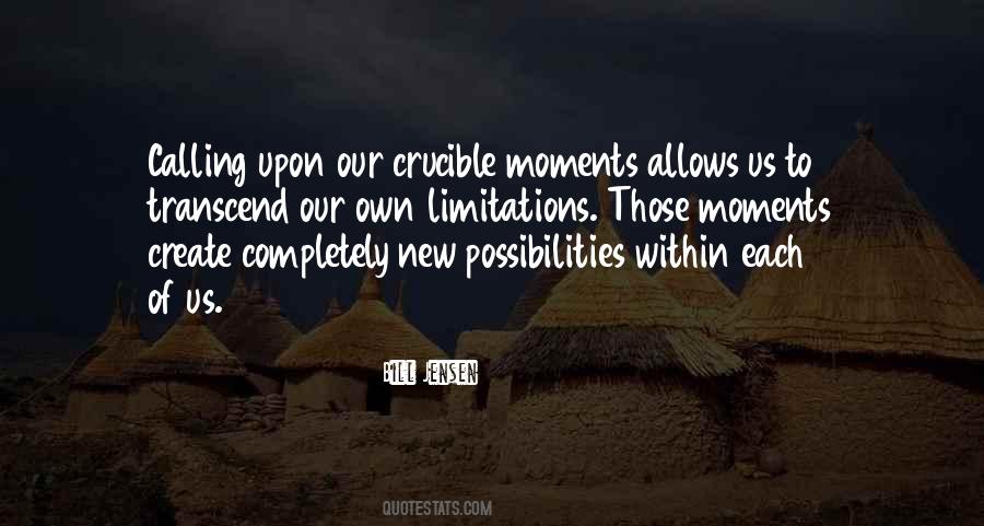 Quotes About Crucible #1681106