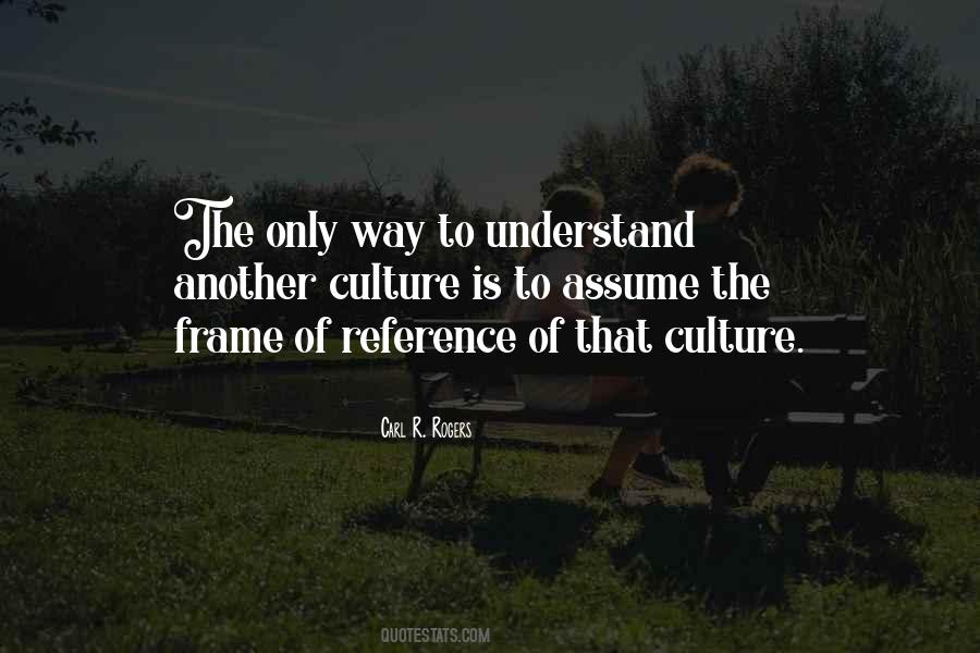 Quotes About Frame Of Reference #1417020