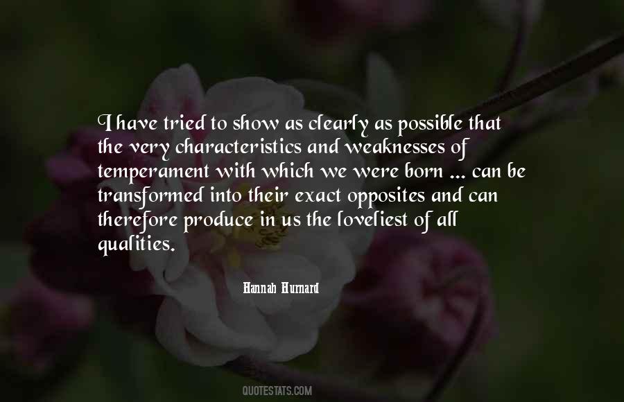 Characteristics In Quotes #547580