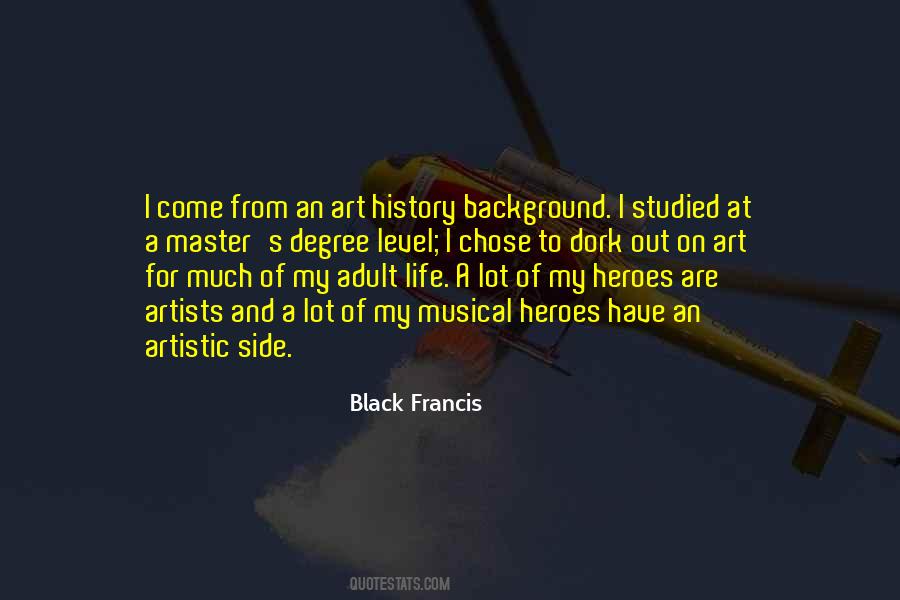 Artistic Life Quotes #1275064