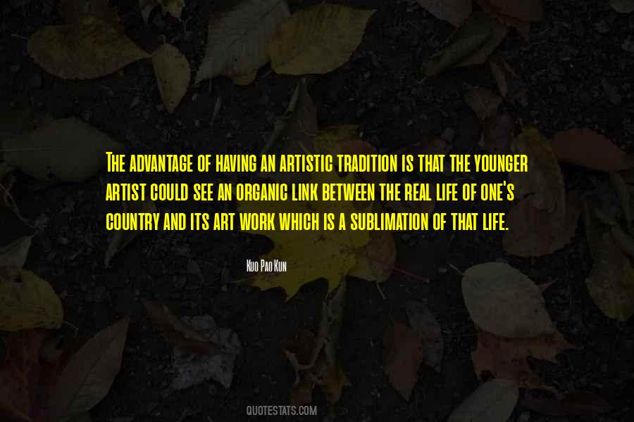 Artistic Life Quotes #261010