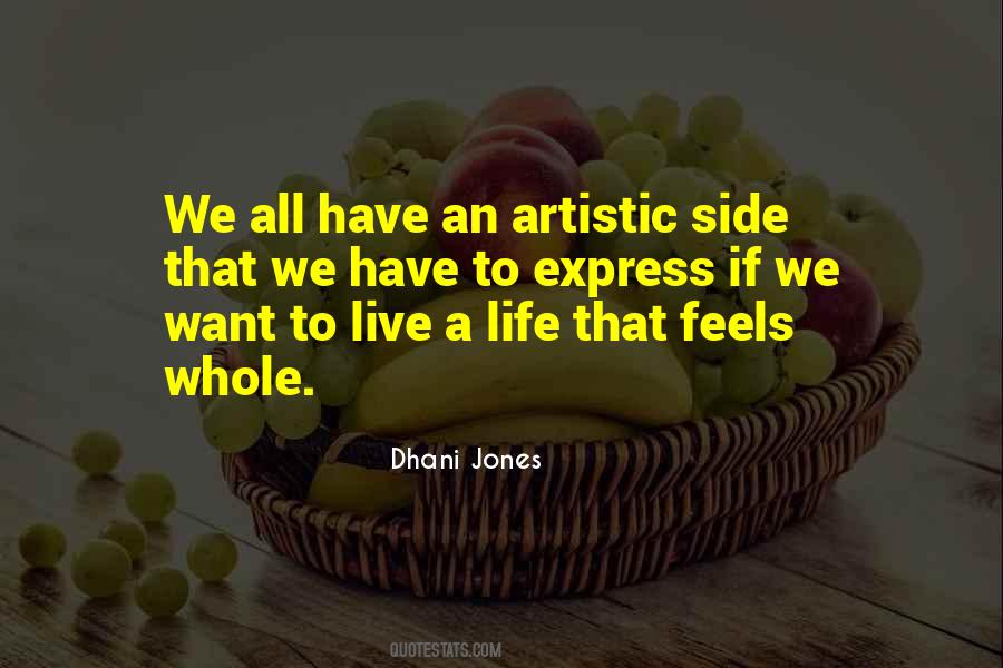 Artistic Life Quotes #762272