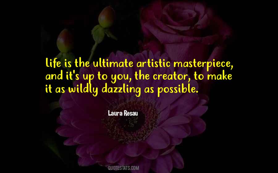 Artistic Life Quotes #80980