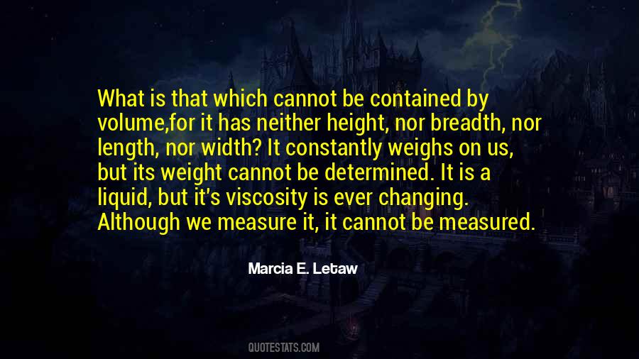 Quotes About Height And Weight #1406215