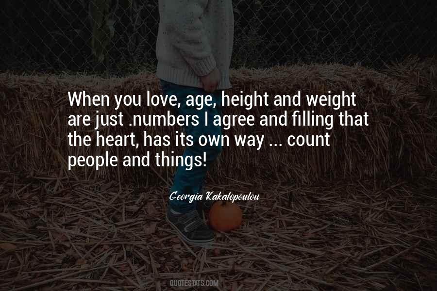 Quotes About Height And Weight #437940