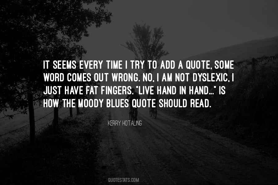 Hand In Quotes #1453196